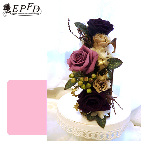 プリザーブドフラワー　ブックアレンジメント