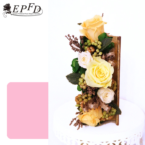 プリザーブドフラワー　ブックアレンジメント