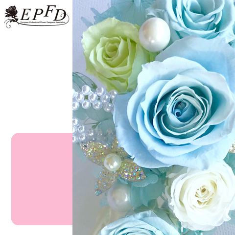 プリザーブドフラワー　シンデレラシューズ