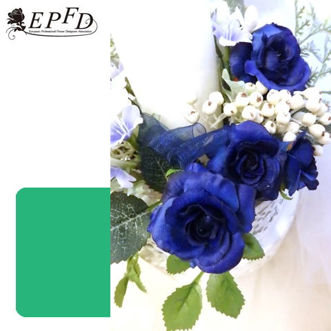 アーティフィシャルフラワー　キャンドルアレンジメント